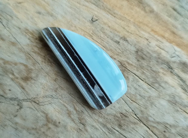 Cabochon opal albastru, 33x14 mm