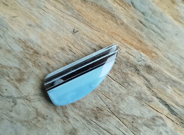 Cabochon opal albastru, 33x14 mm