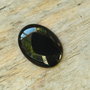 Cabochon onix negru, 30x23 mm