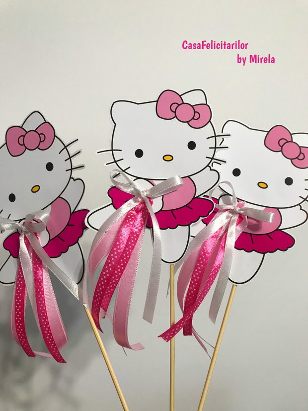 Etichete marturii botez Hello Kitty