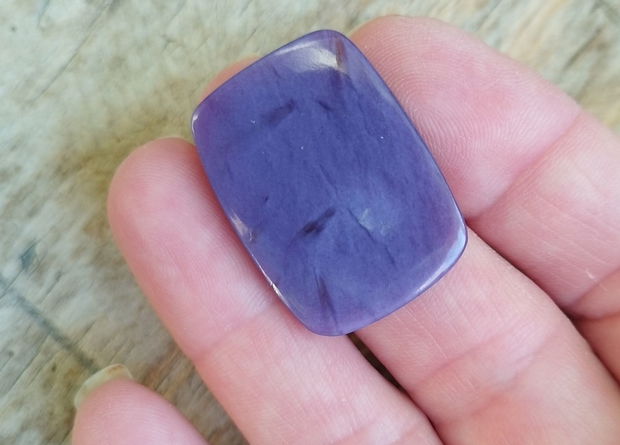 Cabochon charoite, 35x23 mm