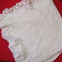 Vintage/husa cu dantela si broderie