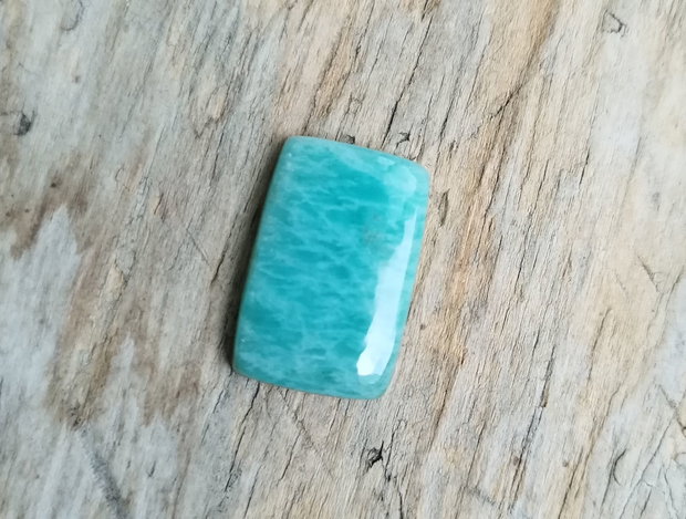 Cabochon amazonit, 25x18 mm