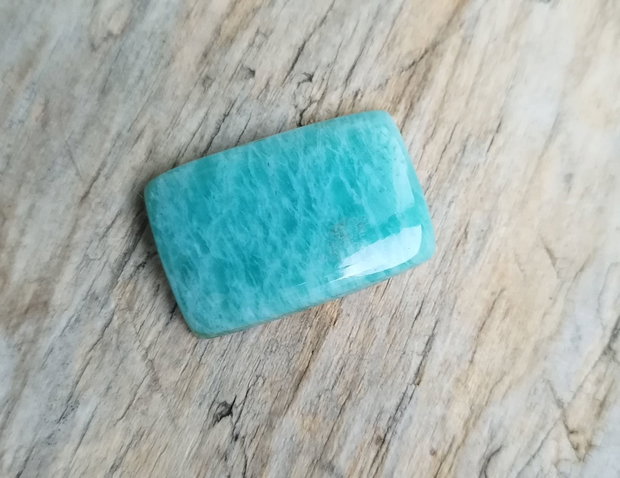 Cabochon amazonit, 25x18 mm