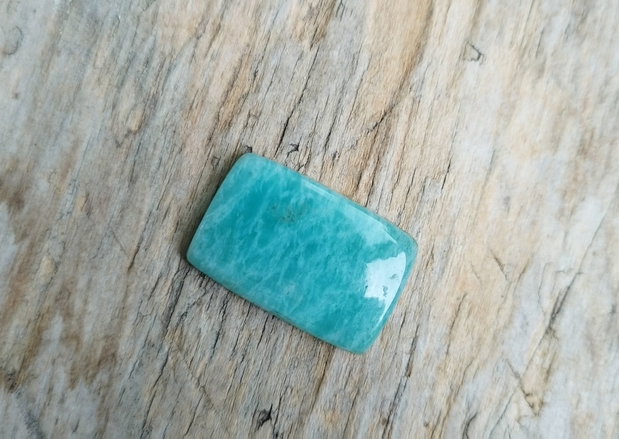 Cabochon amazonit, 25x18 mm