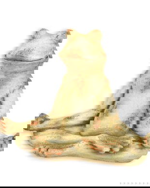 Broasca meditand-statueta din rasini speciale