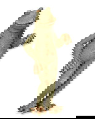 Broasca-statueta din rasini speciale