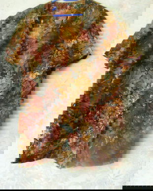 bluza cu flori de toamna