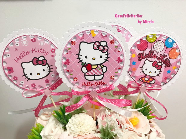 Numere de masa botez Hello KItty