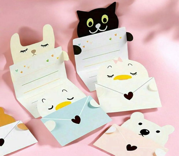 Brosa pin/semn de carte cu felicitare - FUNNY FACES