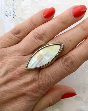 Inel scoica / sidef Paua Shell