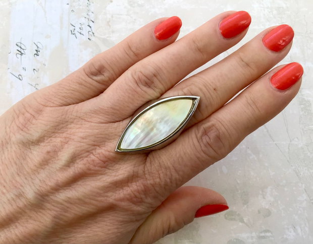 Inel scoica / sidef Paua Shell