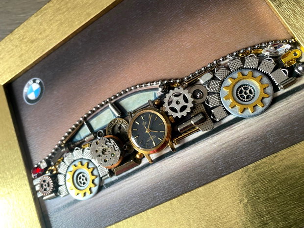 BMW Cod M 682・Decoratiune birou・Decor Vintage・Colaj steampunk・Cadouri unicat