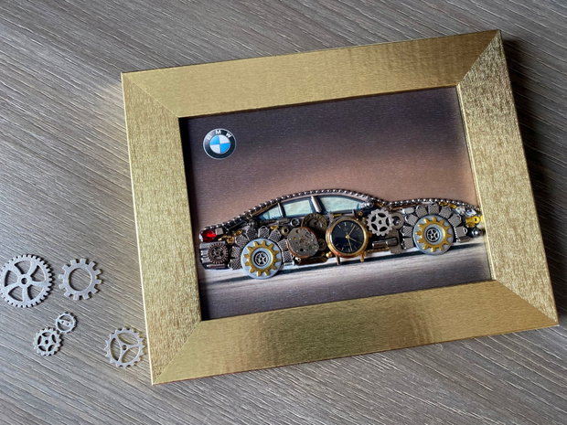 BMW Cod M 682・Decoratiune birou・Decor Vintage・Colaj steampunk・Cadouri unicat