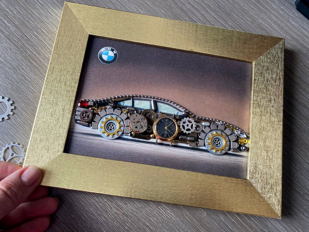 BMW Cod M 682・Decoratiune birou・Decor Vintage・Colaj steampunk・Cadouri unicat