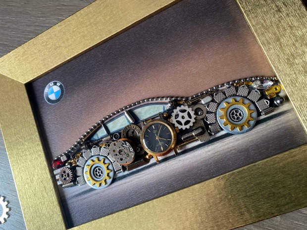 BMW Cod M 682・Decoratiune birou・Decor Vintage・Colaj steampunk・Cadouri unicat