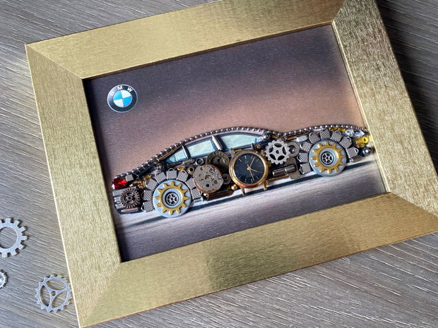 BMW Cod M 682・Decoratiune birou・Decor Vintage・Colaj steampunk・Cadouri unicat