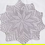 mileu bumbac crosetat manual gri deschis 27 cm