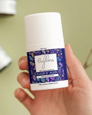 Fleur d'Alun-deodorant natural stick, cu alaun si palmarosa