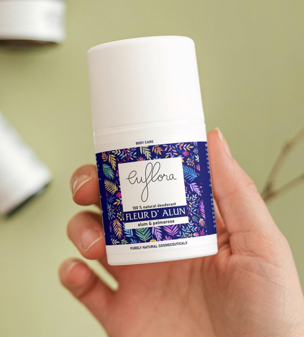Fleur d'Alun-deodorant natural stick, cu alaun si palmarosa