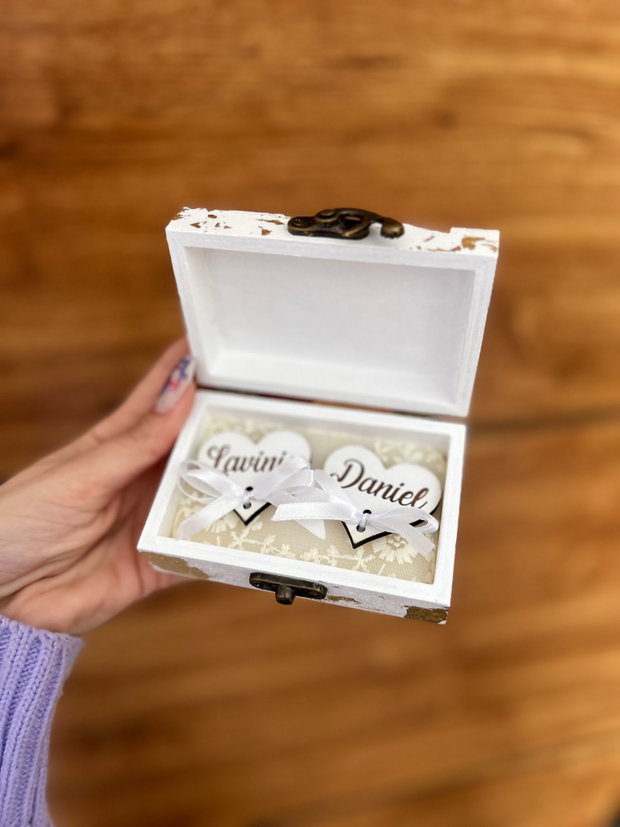 Cutie de verighete personalizata