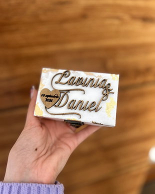 Cutie de verighete personalizata