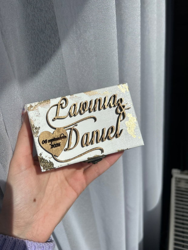 Cutie de verighete personalizata