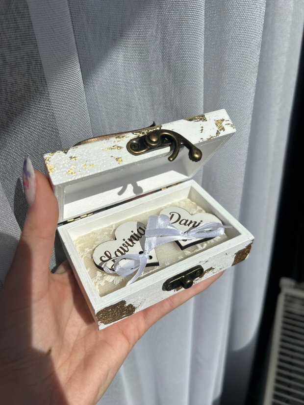 Cutie de verighete personalizata