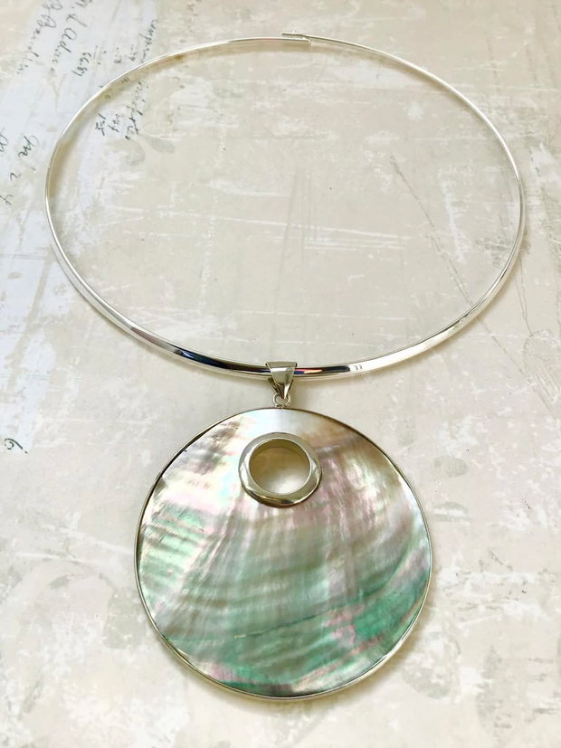 Colier pandant Paua-Shell