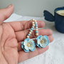 Cercei Blue Flowers