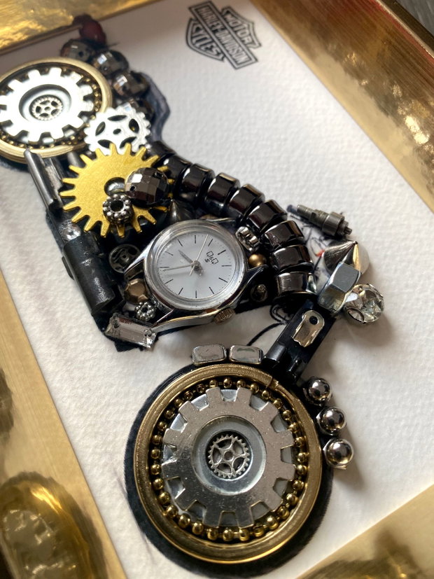 Motocicleta model Harley Davidson Cod M 680・Cadouri originale pentru barbati・Cadou deosebit pentru ziua lui・Cadou personalizat pentru pasionatii de motoare