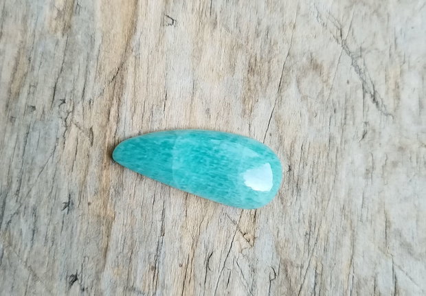 Cabochon amazonit,  33x15 mm