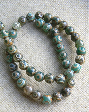 Tibetan Mystical Old Agate 8,5 mm (MX2)