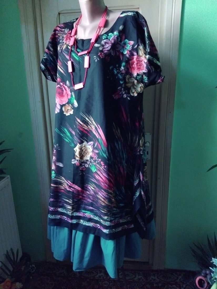 Rochie din bumbac, dubla
