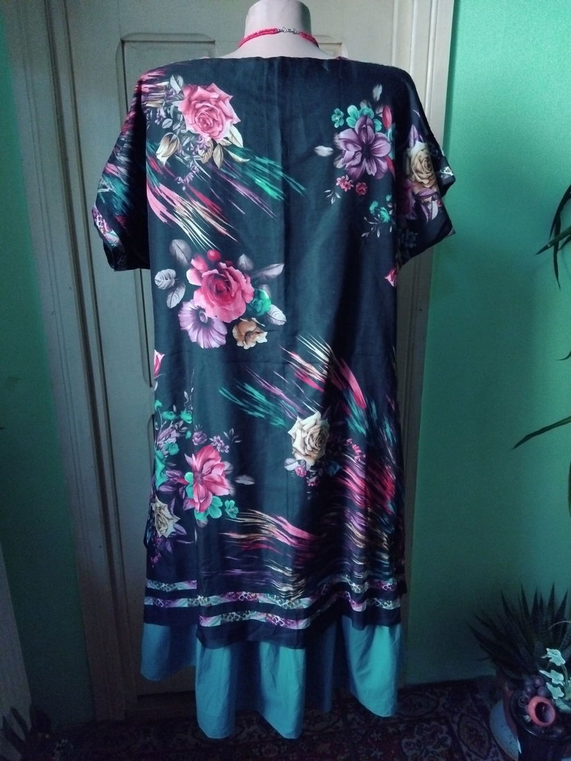 Rochie din bumbac, dubla