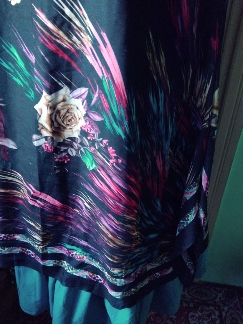 Rochie din bumbac, dubla