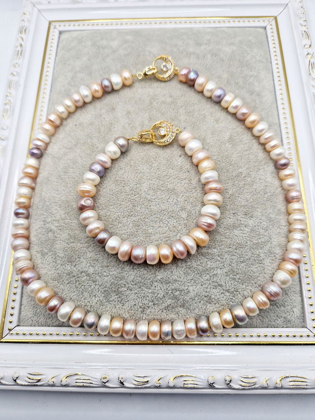 Set | Perle naturale | Cubic Zirconia