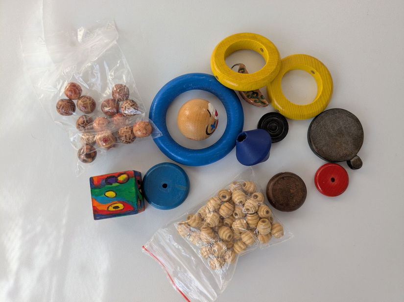 Lot accesorii lemn