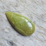 Cabichon opal verde, 42x19 mm
