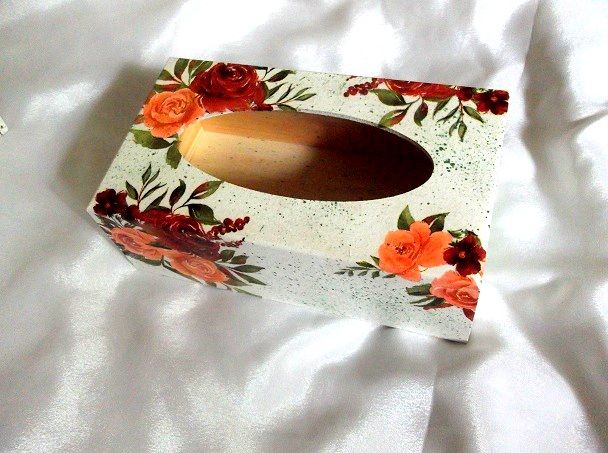 Cutie lemn pt servetele de hartie 48394