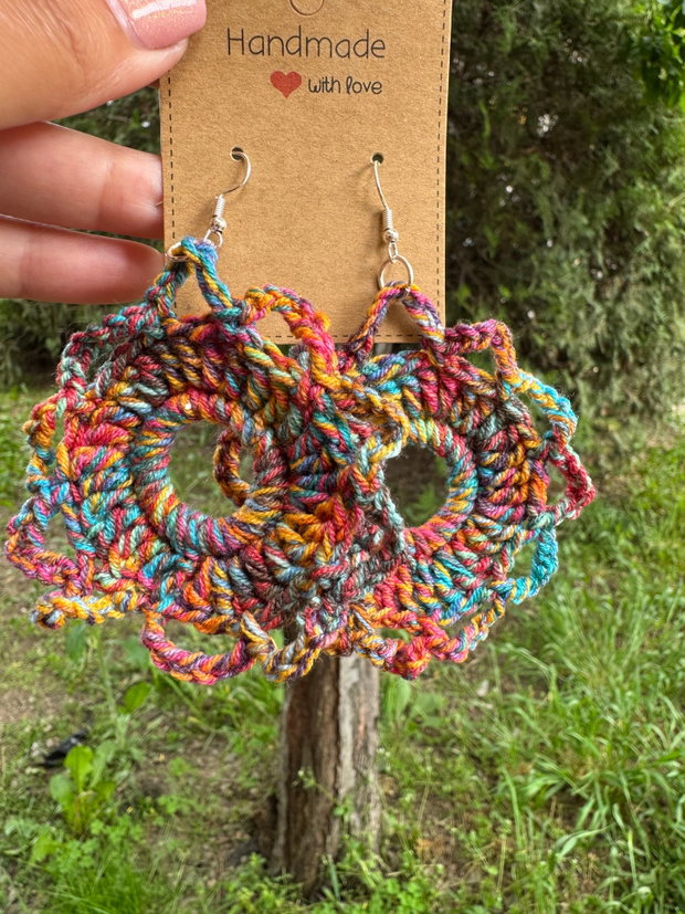 Cercei boho handmade