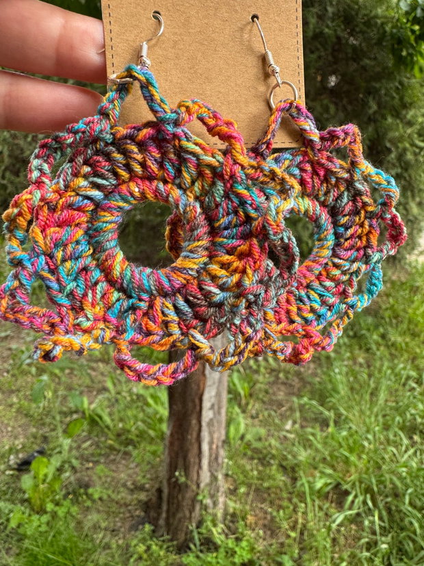 Cercei boho handmade
