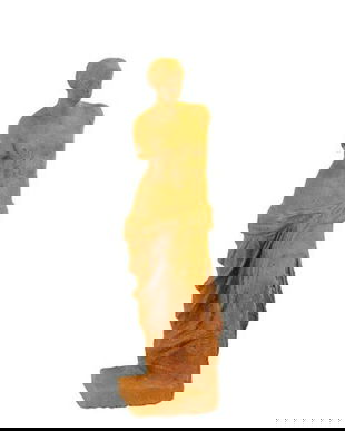 Venus-statueta din fonta rusty