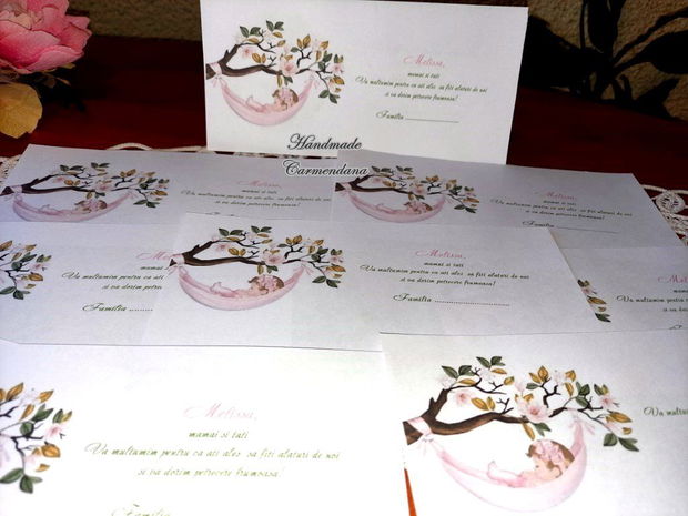 Plicuri bani botez fetita