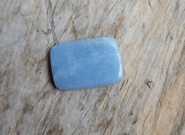 Cabochon angelite, 23x17 mm