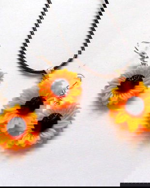 set cu floarea soarelui din rasina 47338