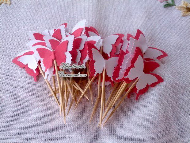 Fluturi decorativi- cake toppers