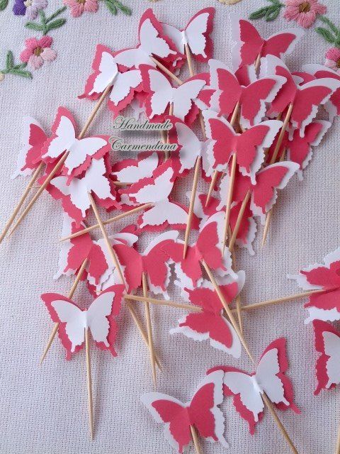 Fluturi decorativi- cake toppers