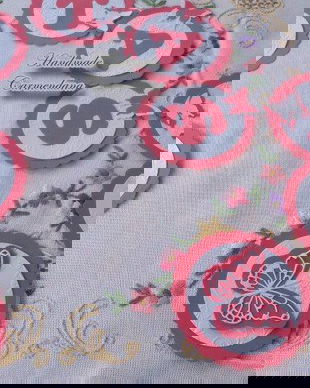 Ghirlanda personalizata, cu fluturasi