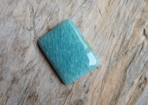 Cabochon amazonit, 27x20 mm